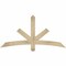 Ekena Millwork Alberta Rough Sawn Timber Gable Bracket, Douglas Fir, 60"W x 30"H x 2"D x 4"F, 12/12 Pitch GBW060X30X0204ALB00RDF - alternate 1